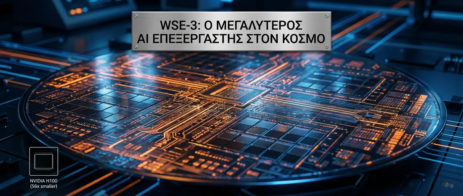 Cerebras WSE-3 wafer-scale processor - world's largest AI chip architecture