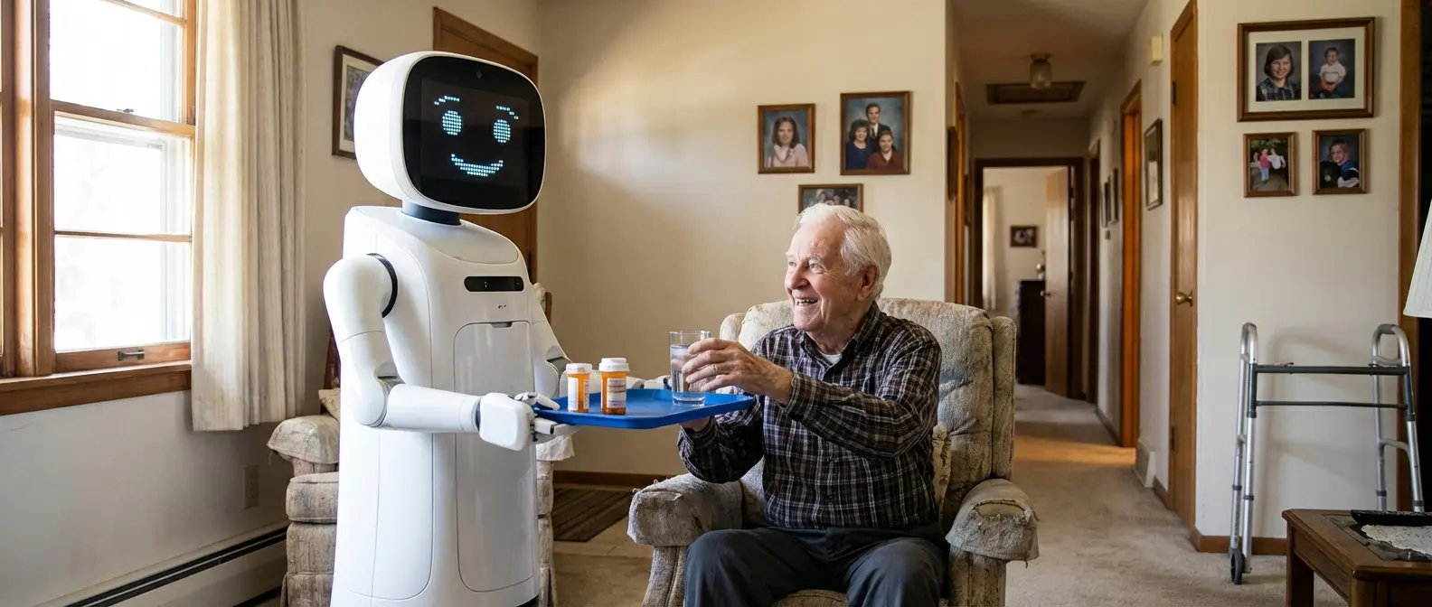 Jibo social robot with face display