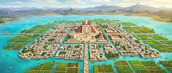 Tenochtitlan: The Greatest Aztec City Built on Water