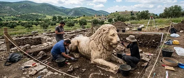 Marble Lion Philippi: 2026 Excavation Reveals Secrets