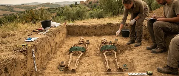 Ancient Warrior Belts Found on Children in Italy