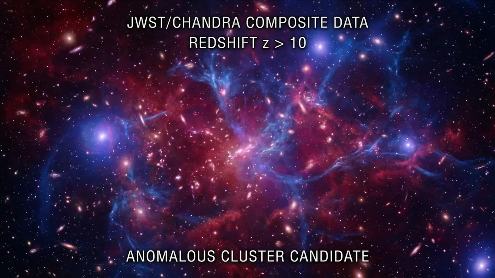 Artist's visualization of the Milky Way and Andromeda galaxies approaching each other in space, showing the cosmic collision that will occur in 4.5 billion years