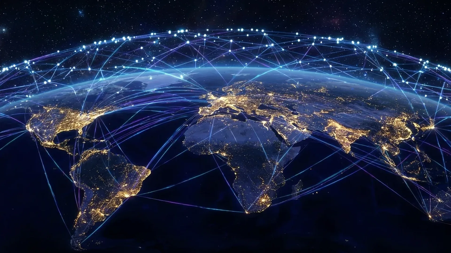 SpaceX and xAI merger announcement showing satellite constellation visualization and company logos