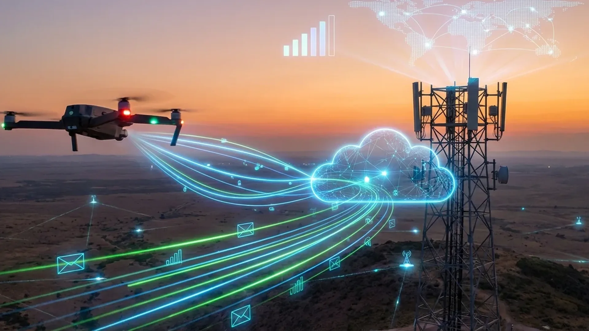 5G & Drones: Flights Beyond Visual Line of Sight (BVLOS)