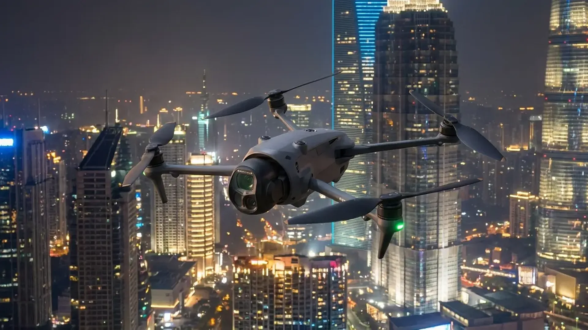 DJI Mavic 4 Pro drone showcasing triple Hasselblad camera system and Infinity Gimbal technology