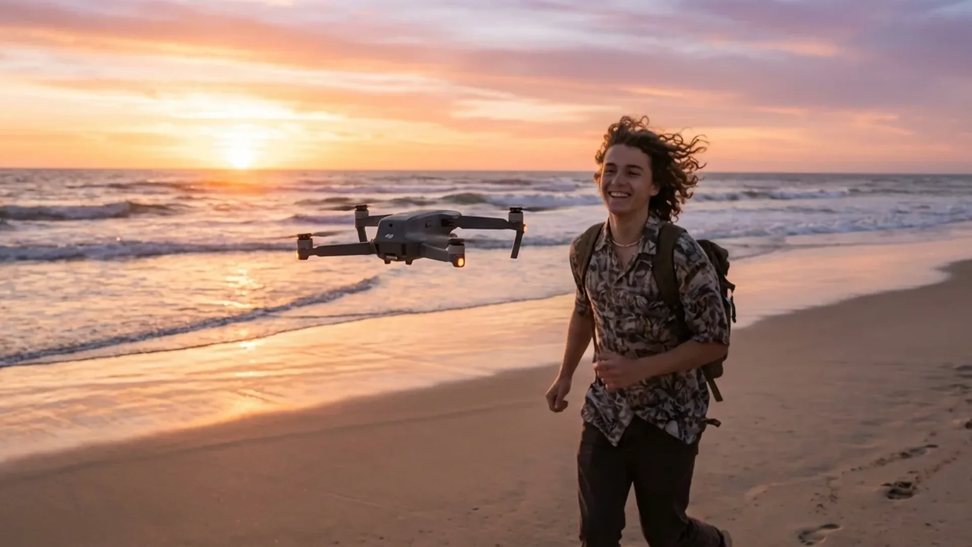 DJI Neo 2 palm-sized selfie drone with omnidirectional obstacle sensors and 4K camera capability