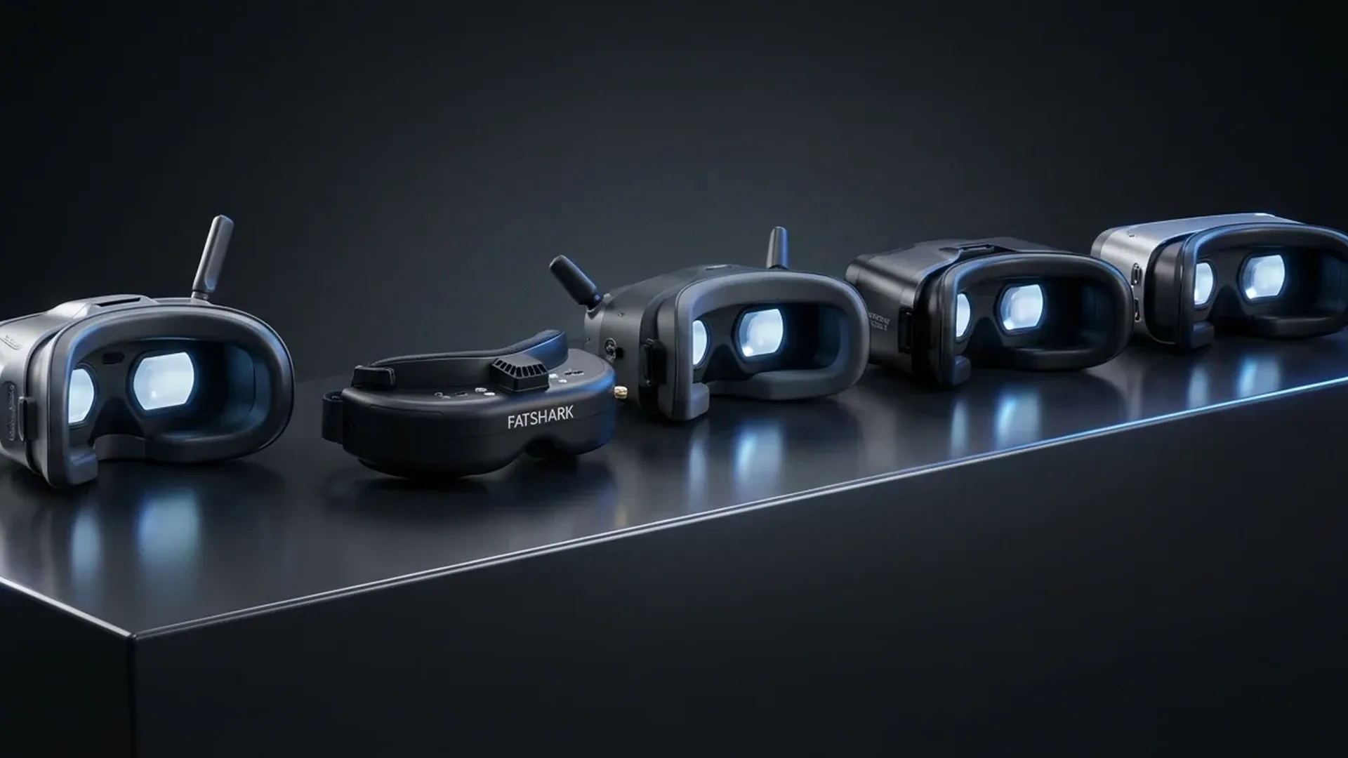 Comparison of the best FPV goggles in 2026 including DJI Goggles 3, Walksnail Avatar, HDZero and analog models