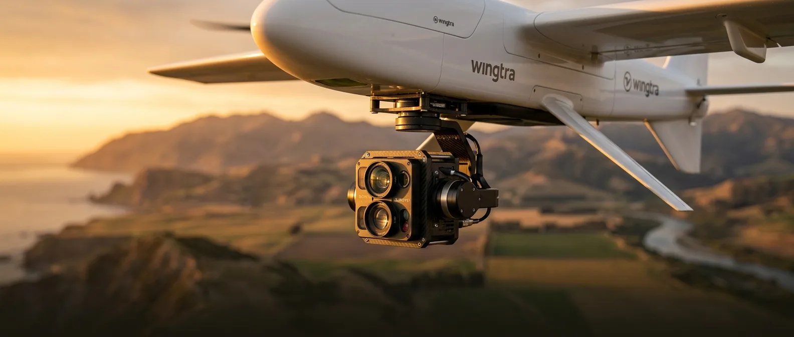 Wingtra SURVEY61 drone payload system for precision mapping without ground control points