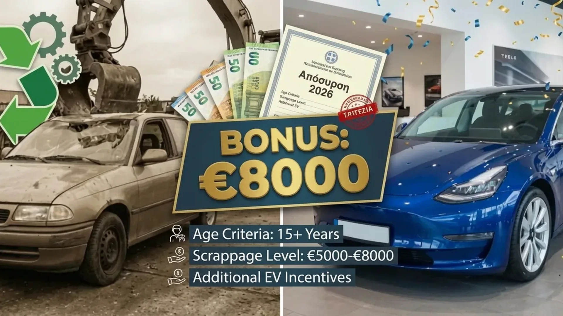 EV battery recycling facility showing industrial machinery processing lithium-ion batteries for material recovery