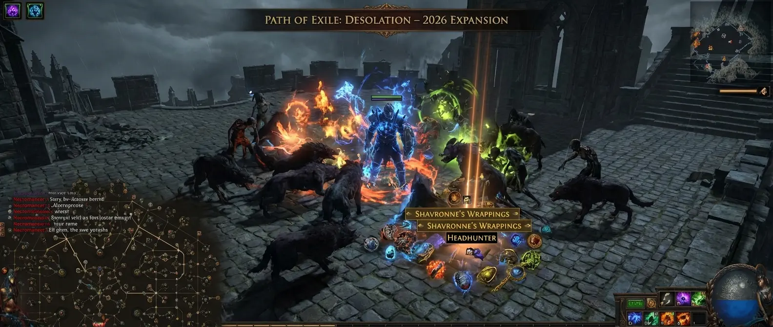 Path of Exile action RPG με Path of Exile 2 preview