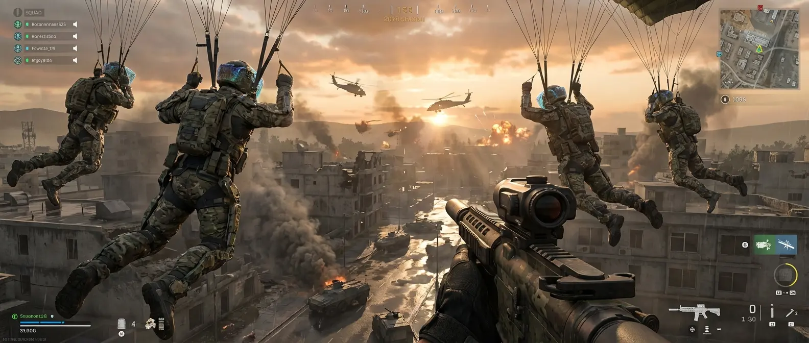 Call of Duty Warzone action scenes με βελτιώσεις 2026