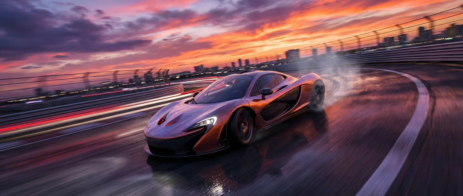 Forza Horizon 6 gameplay showing supercars racing through Tokyo's neon-lit streets at night