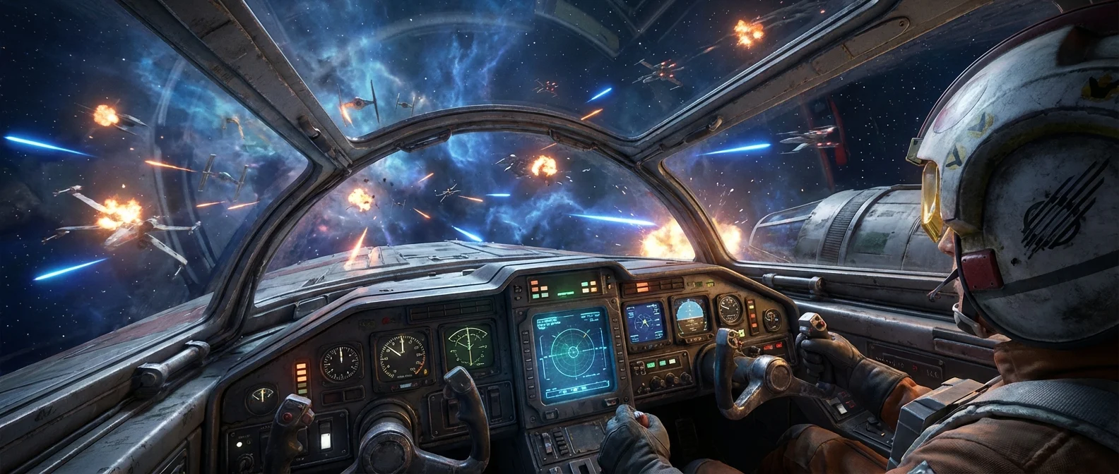 Squadron 42 single-player campaign featuring Hollywood actors in epic space combat missions