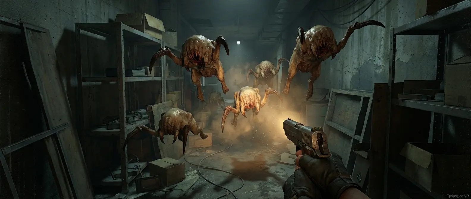 Half-Life Alyx headcrab encounter creating immersive horror experience