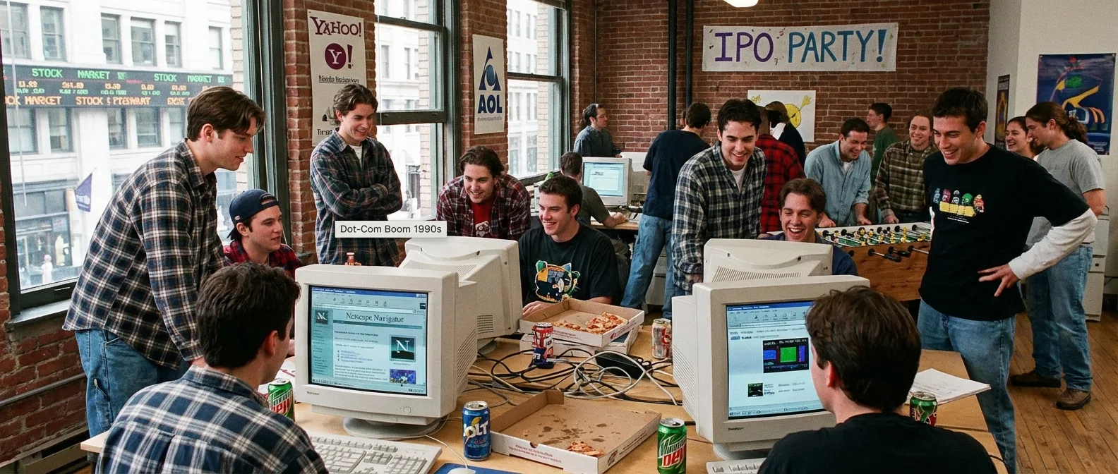 1990s Dot-Com Boom - Startup της εποχής του Internet boom