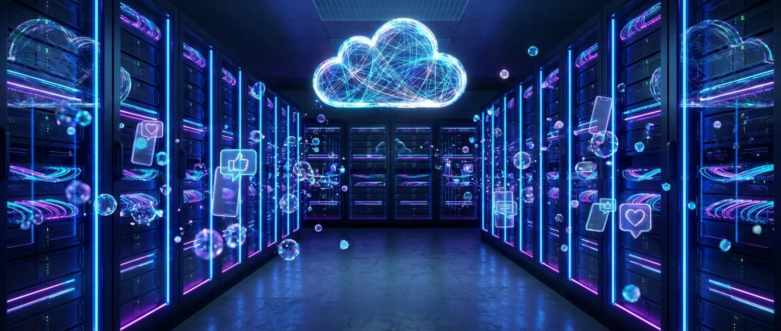 Social media platforms and cloud computing reshaping digital communication