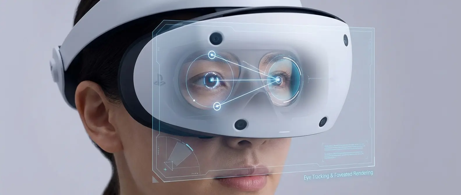 PSVR2 eye tracking and foveated rendering technology demonstration