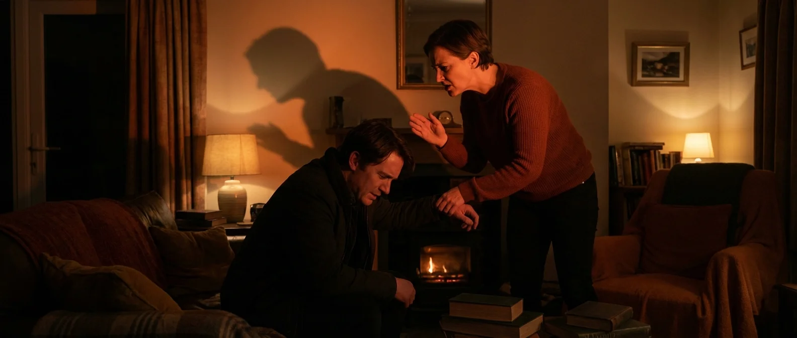 Ζευγάρι σε καβγά που δείχνει τα σημάδια τοξικής σχέσης και συναισθηματική κακοποίηση