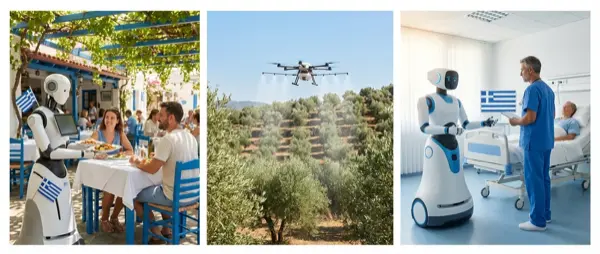 Robots in Greece: Where They