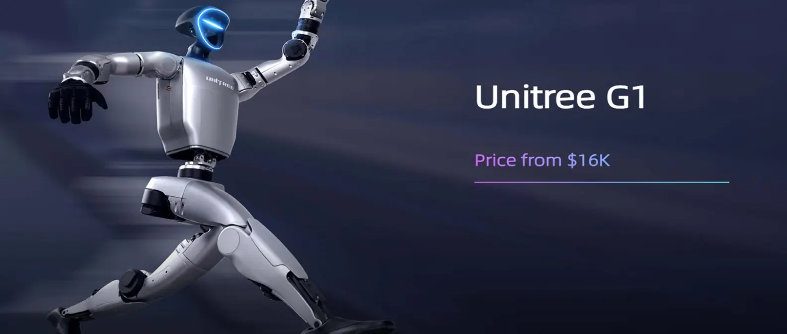 Unitree G1 humanoid robot demonstrating mobility and AI capabilities in testing environment