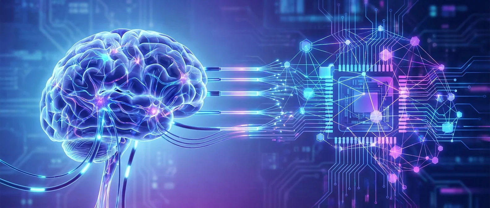 Brain neural networks showing AI-like computational patterns and backpropagation mechanisms