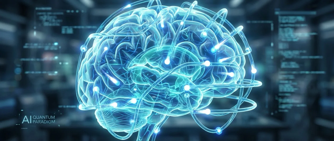Photonic quantum circuits mimicking brain neural networks with light-based memory storage