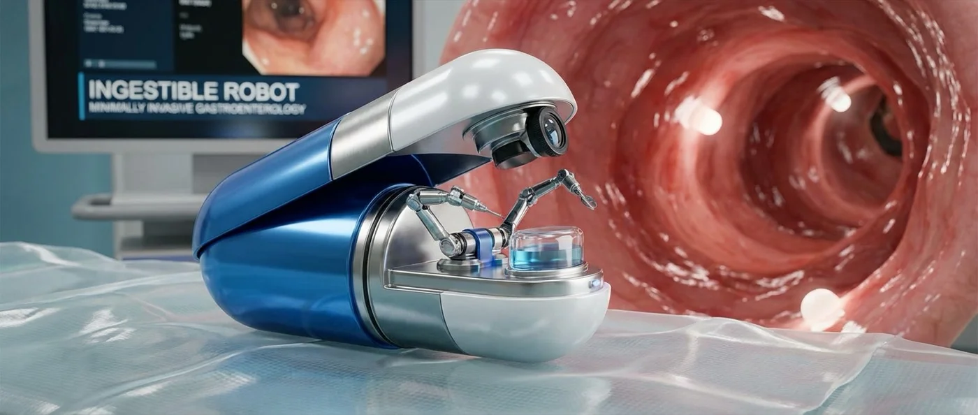 3D-printed capsule robot with magnetic navigation system for gastrointestinal examination