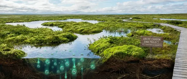 Arctic Agriculture: Water Rise Apparently Stores CO2