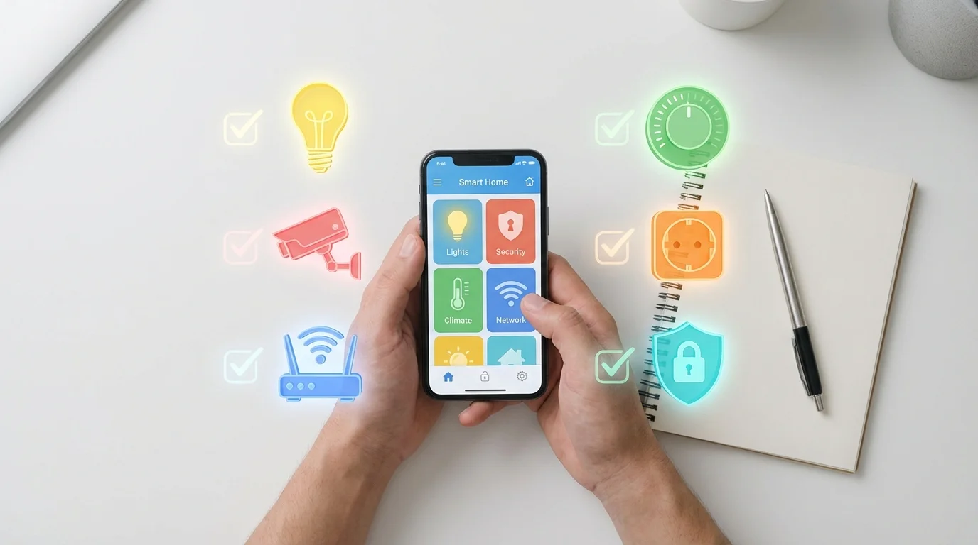 Smart home beginner guide showing common mistakes and essential tips before making your first purchase