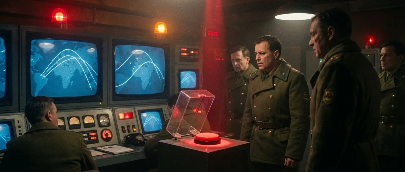 Soviet nuclear command center where Stanislav Petrov made his historic decision to prevent nuclear war