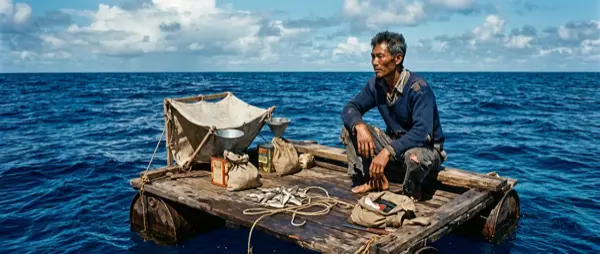 The Castaway Who Survived 133 Days Alone on a Raft
