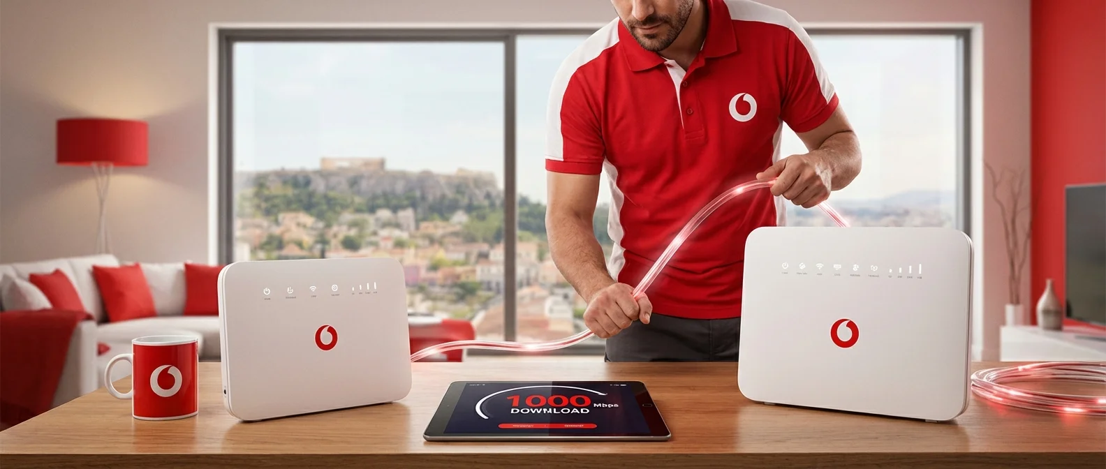 Vodafone Fiber plans comparison chart showing speeds, pricing and TV bundles for 2026