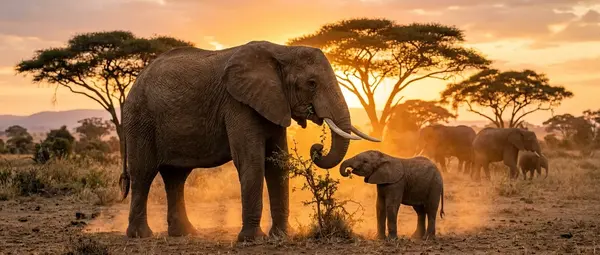How Elephants Pass Knowledge to Their Young
