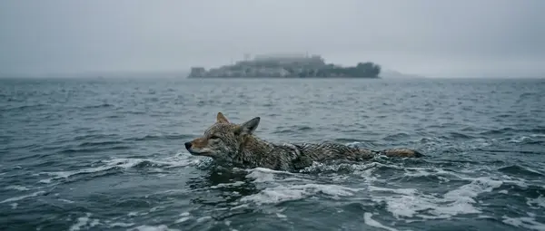 Coyote Swims to Alcatraz in Historic First