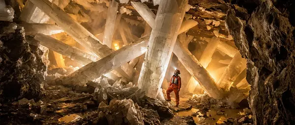 Naica Cave: 40-Foot Crystals Hide 50,000-Year-Old Life