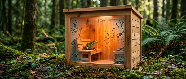 Frogs Beat Deadly Fungus Using Mini-Saunas & Hot Rocks