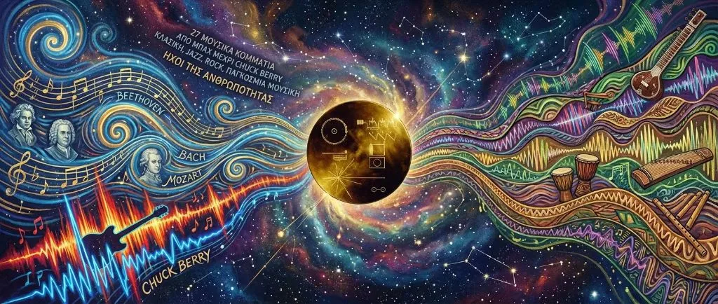 Sound waves visualization representing Earth's music in space