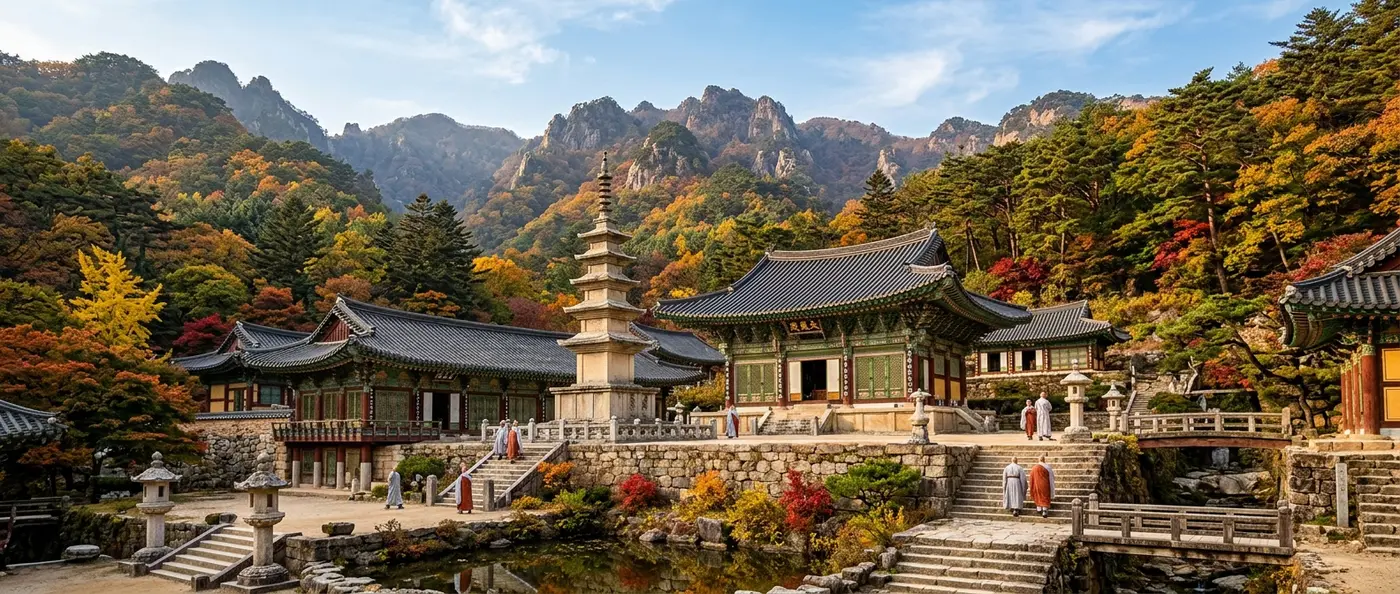 Ancient Korean Three Kingdoms period showing Goguryeo, Baekje, and Silla territories and cultural artifacts