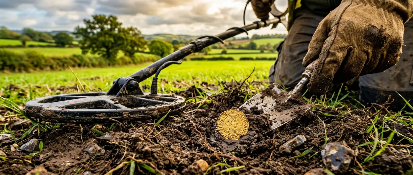 Viking gold coin pendant discovered by metal detectorist in Norfolk, England