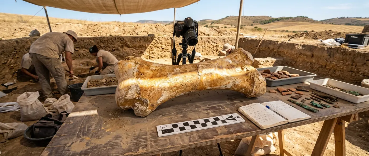 Ancient elephant bone discovered in Spain from Hannibal's era