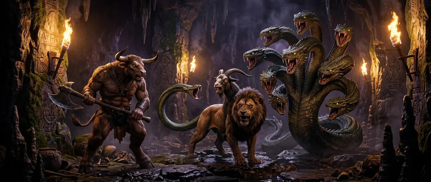 Μυθικά πλάσματα της ελληνικής μυθολογίας - Σάτυροι, Άρπυιες και άλλα άγνωστα τέρατα