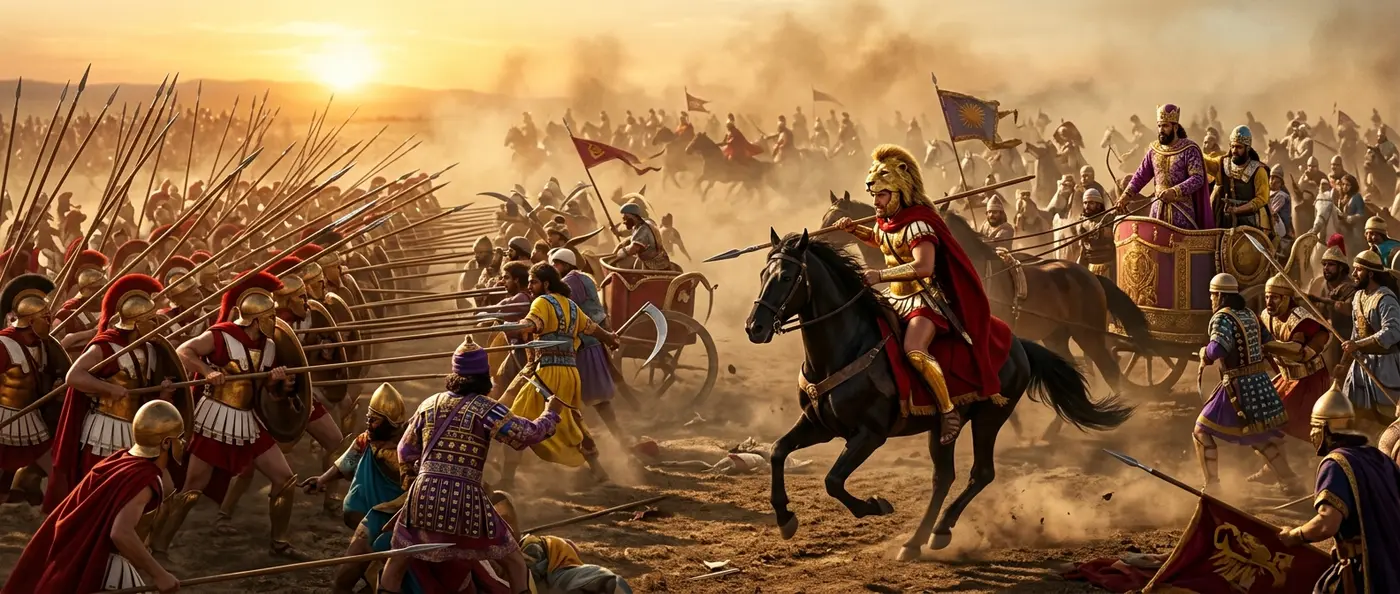 Battle of Gaugamela: Alexander crushes the Persian Empire in decisive victory