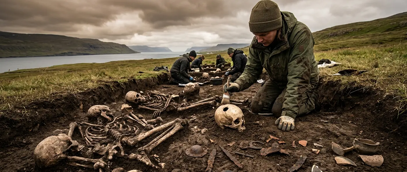 Ομαδικός τάφος Βίκινγκς με 54 αποκεφαλισμένα σώματα που ανακαλύφθηκε στο Dorchester το 2019