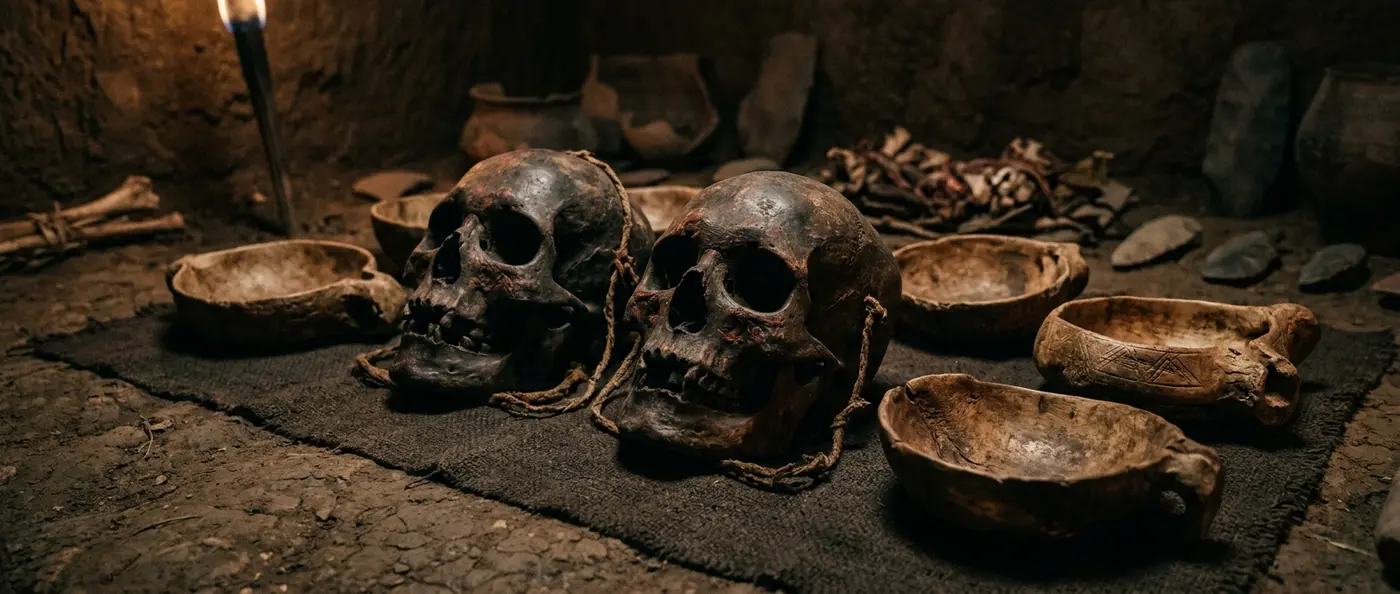 Ancient skull masks and cranial cups from 5,000-year-old Liangzhu civilization archaeological site