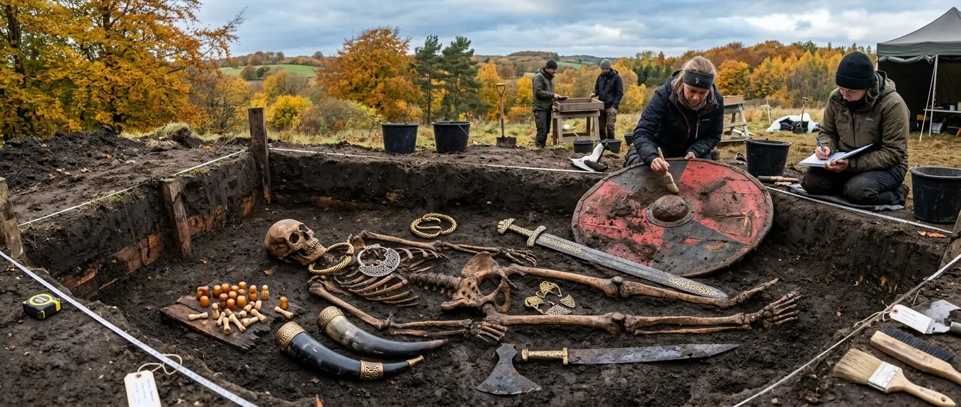 Viking chieftain's tomb reveals ancient secrets from Harald Bluetooth's era