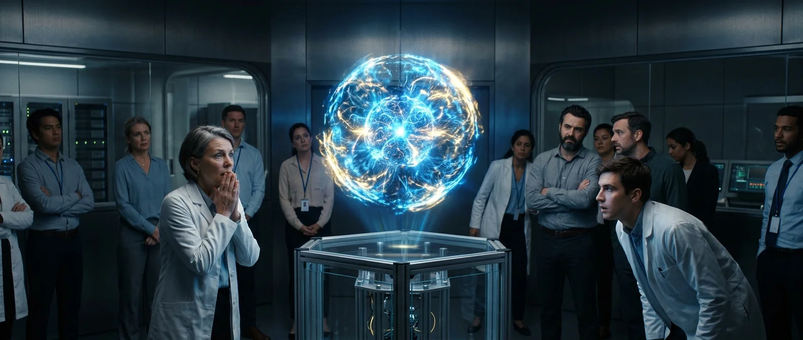 Timeline visualization showing current AI progress toward artificial general intelligence with major milestones and predicted AGI arrival dates