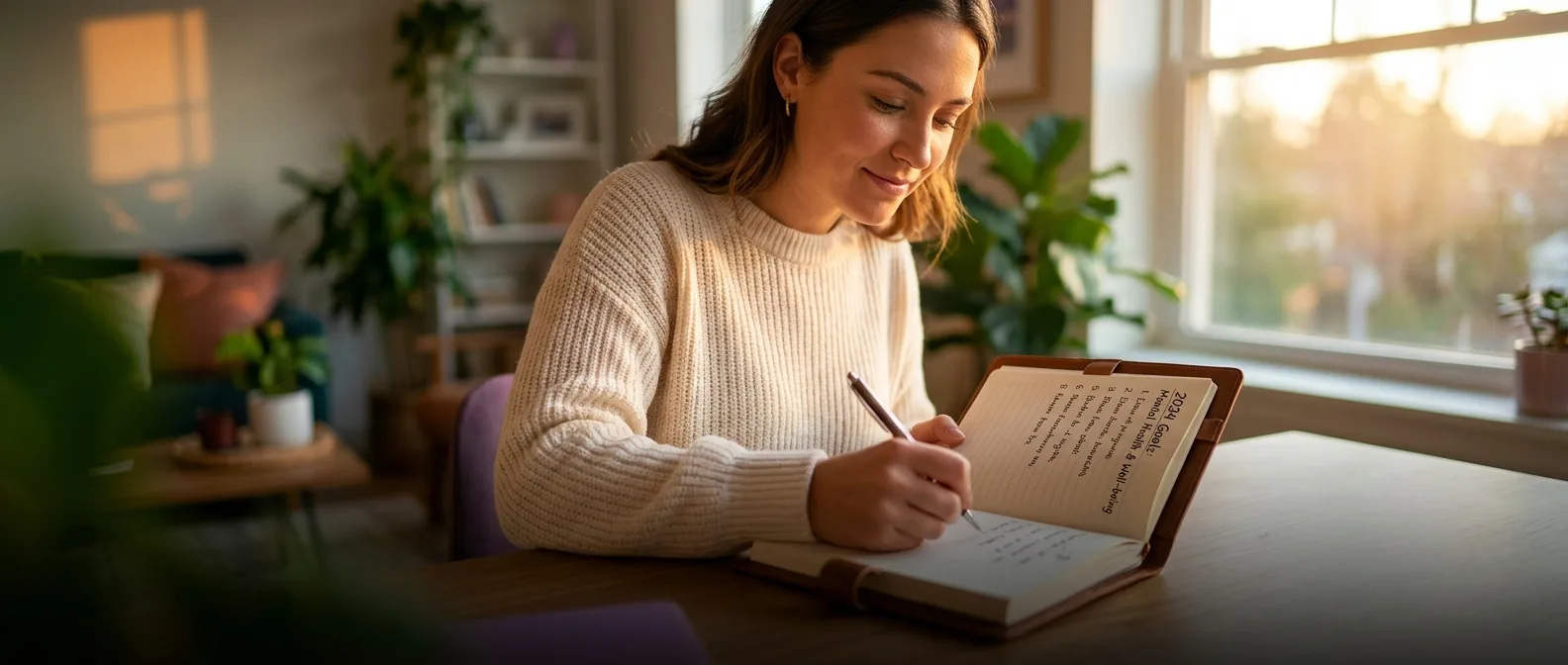 Chart showing 38% of Americans planning mental health resolutions for 2026, with breakdown by age groups